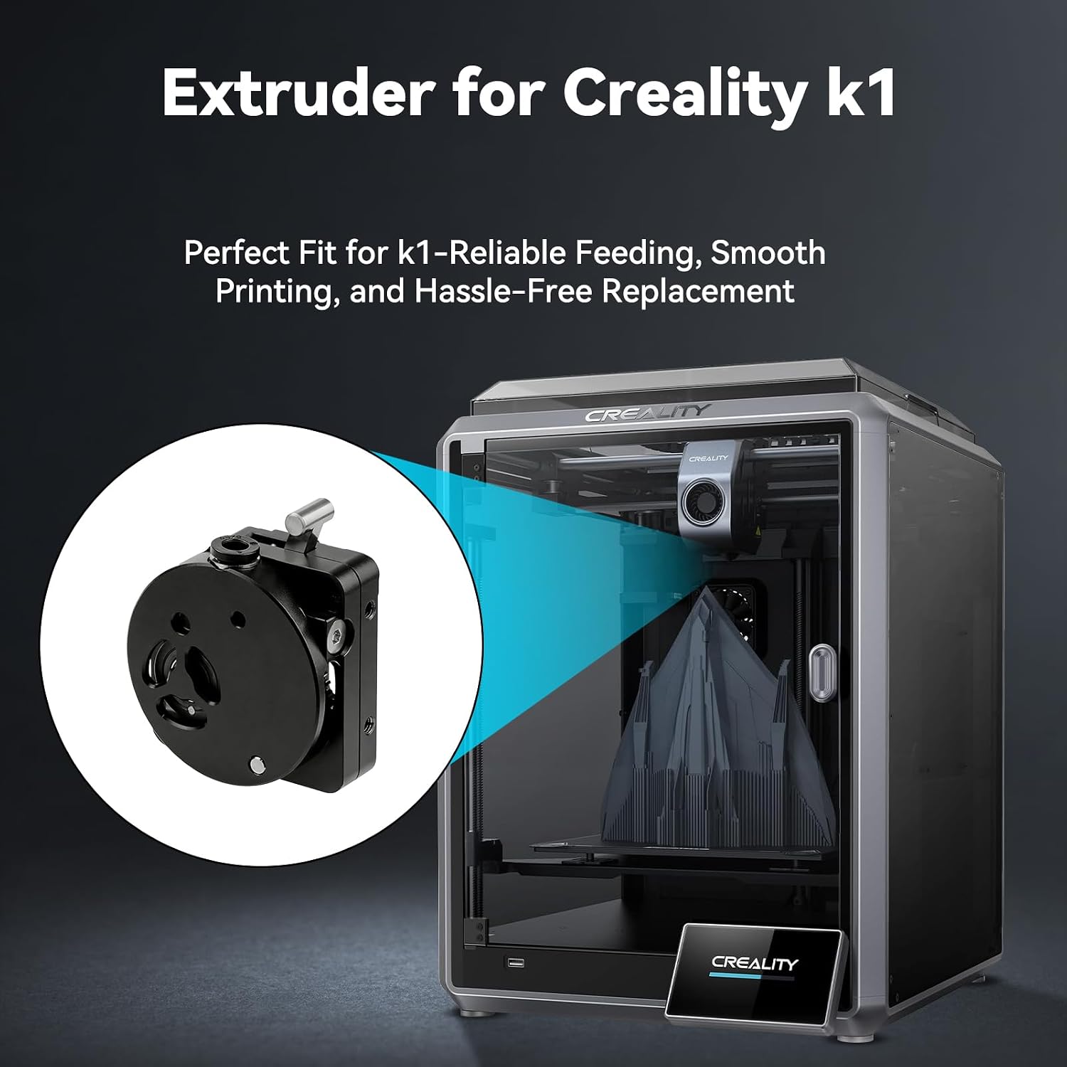 Direct Drive Dual Gear Extruder High Speed - Kit di estrusione in metallo K1