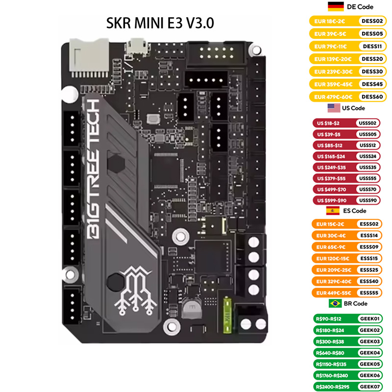 Corexy 3D Printer Kit - BIGTREETECH SKR MINI E3 V3.0 Scheda