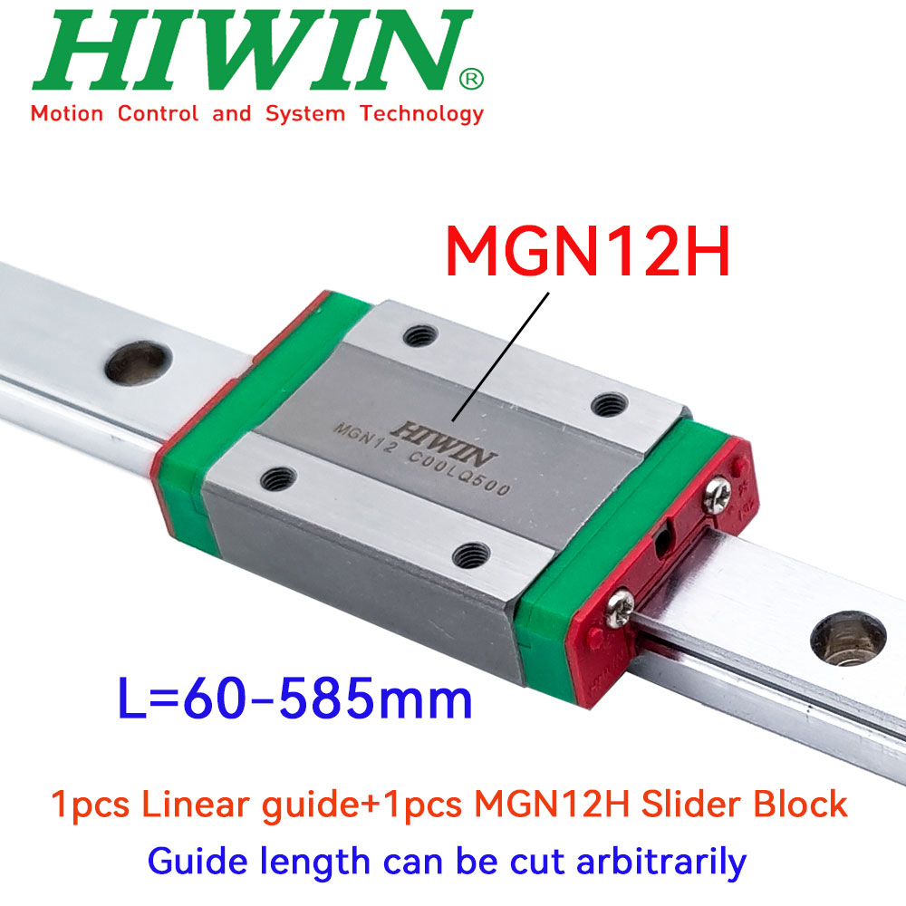Linear Rail Mgn12H Set - Guida Lineare Miniatura Originale HIWIN MGN12