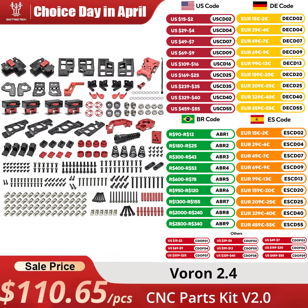 Voron Trident Full Kit - VORON 2.4 Kit di parti CNC