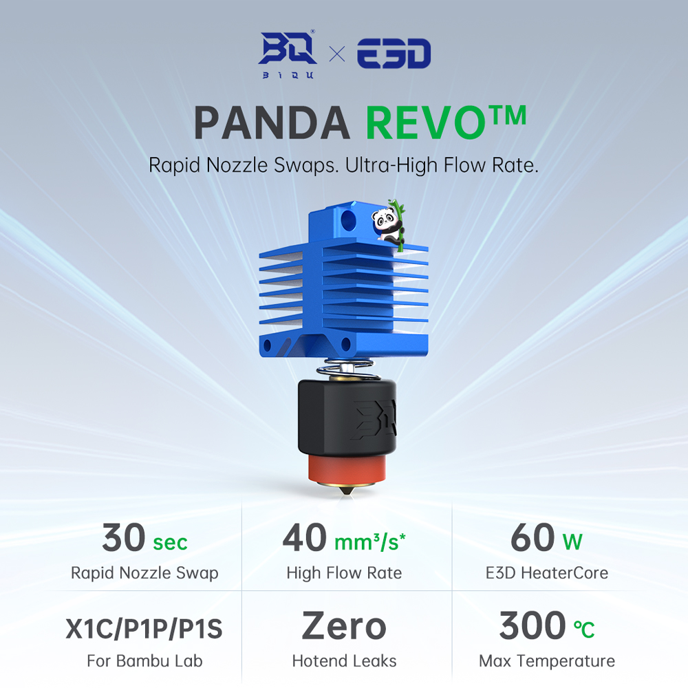BIGTREETECH Panda revo P1 X1 H - High Flow Ceramic Hotend recensione e prezzo
